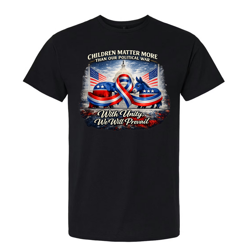 Children Matter More Than Our Political War Graphic Tee
