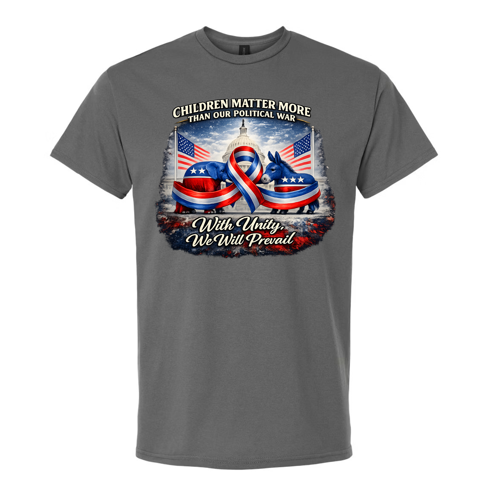 Children Matter More Than Our Political War Graphic Tee