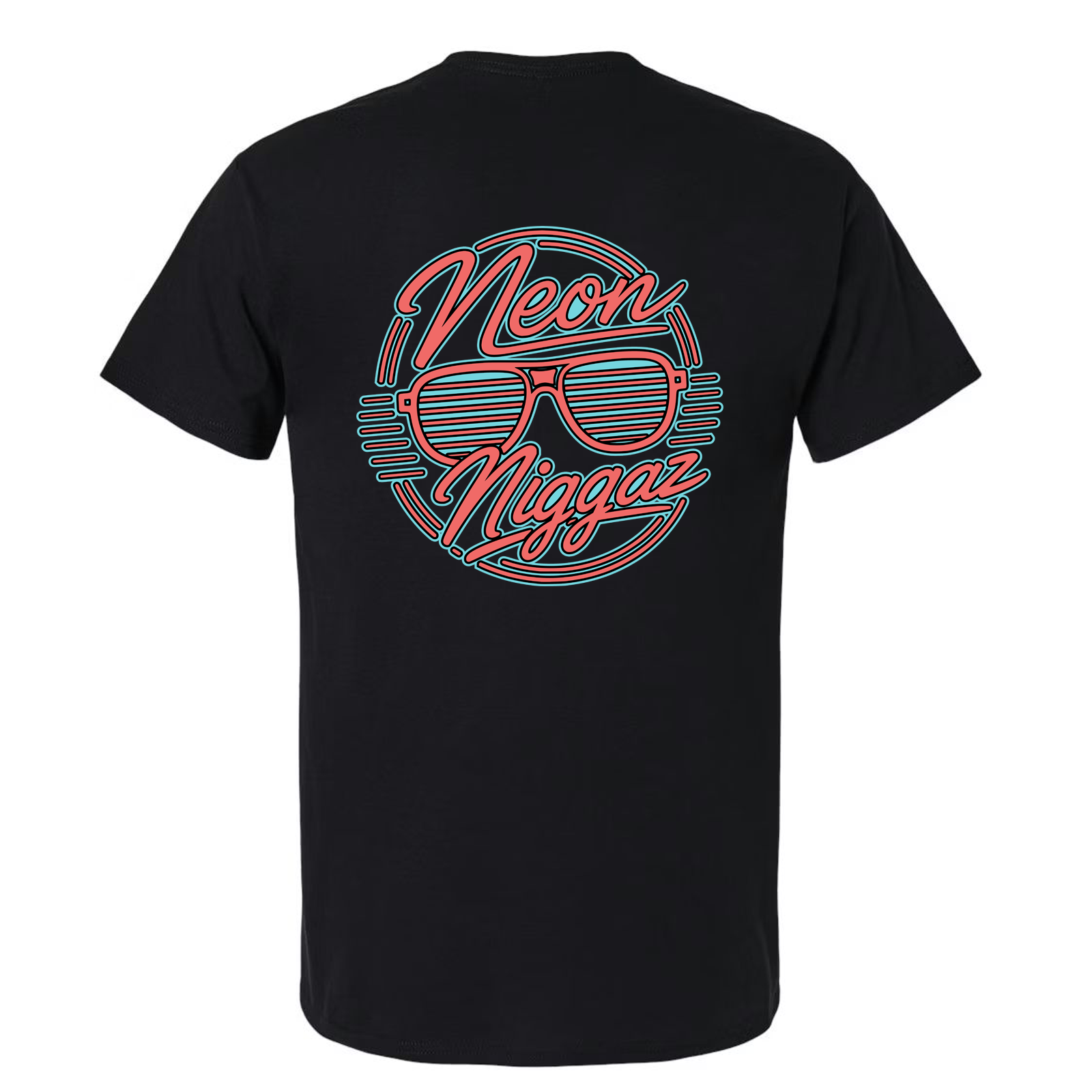 Neon Niggaz Retro Comedy T-Shirt | Funny Anti-Racism Graphic Tee