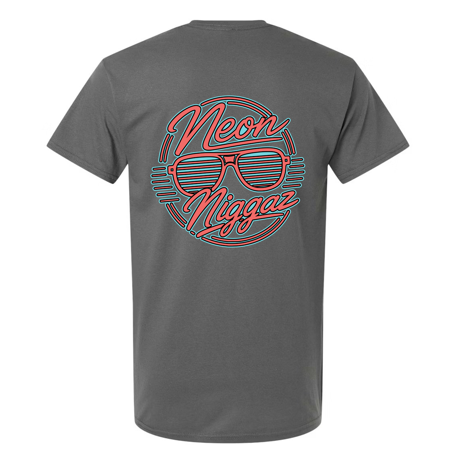 Neon Niggaz Retro Comedy T-Shirt | Funny Anti-Racism Graphic Tee