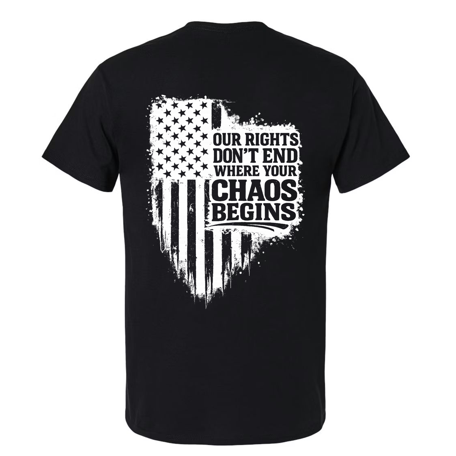 Our Rights Don't End Where Your Chaos Begins Graphic Tee