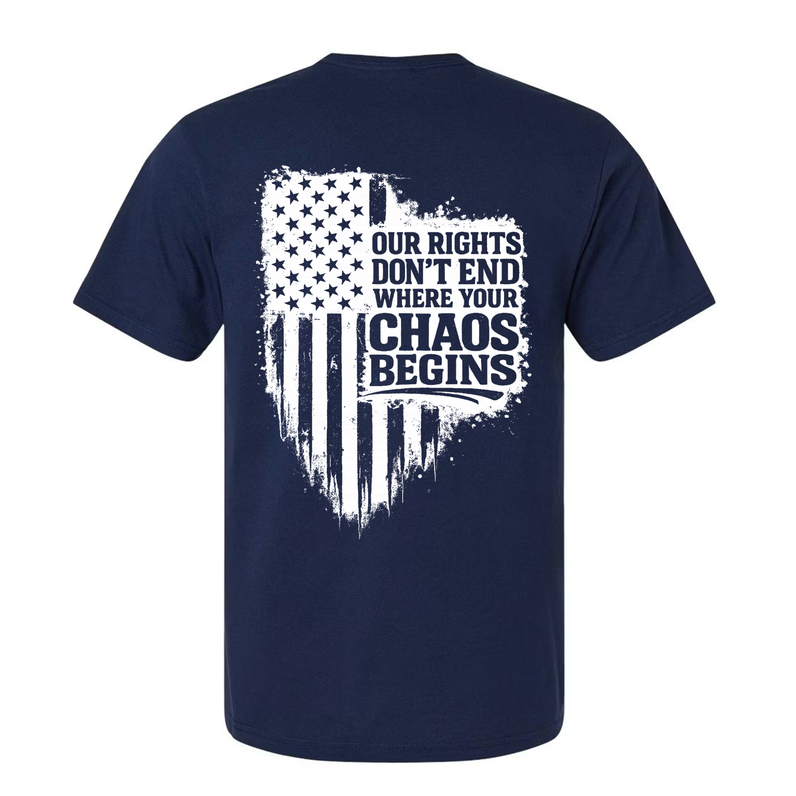Our Rights Don't End Where Your Chaos Begins Graphic Tee